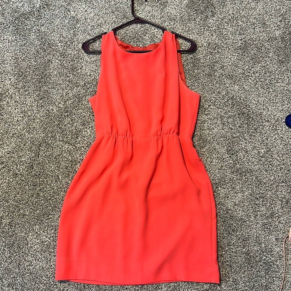 J. Crew coral/salmon pink dress ~ size 6